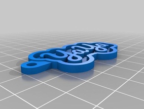 özel anahtar zinciri - yaya Anahtarlık özelleştirilmiş 3d print model - Mito3D