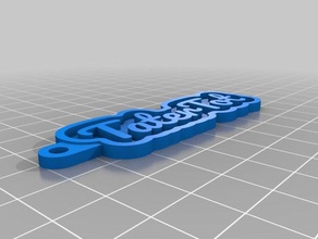la mia chiave personalizzata catena - tati i portachiavi su misura 3d print model - Mito3D
