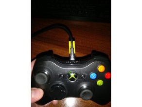 il controller di xbox 360 calbe guardia video giochi filo conduttore 3d print model - Mito3D