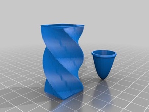 vaso de flores A impressão 3d 3d print model - Mito3D