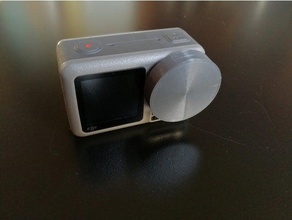 osmo action lens cap camera 3d print model - Mito3D