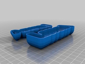 meine angepassten text box iii lore Container kundengebundene 3d print model - Mito3D