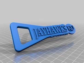 brennan w jayhawk bottle opener 3d printing 3d print model - Mito3D