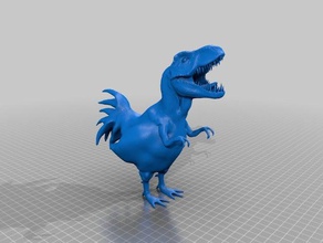 chicken trex 3d printing 3d print model - Mito3D