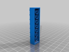 brique lego 2x8 3d printing ego 3d print model - Mito3D