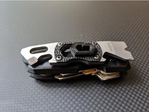 keything - key multi-tool holder tools awesome chain cool kershaw keychain keys multitool organizer pry swiss army knife tool 3d print model - Mito3D