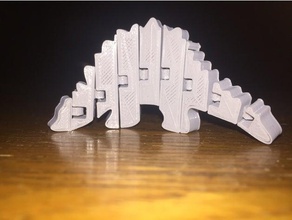 flexasaurus 3d printing articulated bendy flexi flexible 3d print model - Mito3D