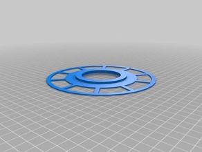 my customized parametric wire spool 150 90 55 20 tools 3d print model - Mito3D