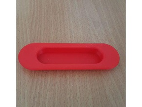 recessed handle sliding door household 3d print model - Mito3D