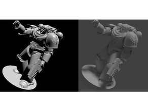 lenin space marine sanat 3d print model - Mito3D