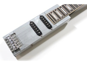 maxsus guitar music 3d printing hybrid musical instrument sustain 3d print model - Mito3D