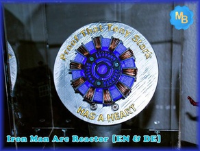 iron man arc réacteur & bâtiments et structures avengers l'homme de fer marvel tony stark 3d print model - Mito3D