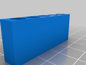 pouco titular de 10 posti 6 2 mm porta-ferramentas & caixas personalizado 3d print model - Mito3D