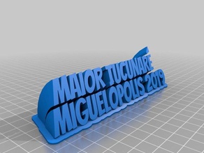 trof u les o bureau de personnalisé 3d print model - Mito3D