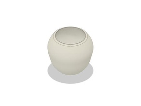vaso tondo decor 3d print model - Mito3D
