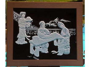 avorio scultura bassorilievo scansioni & repliche 3d art la 3d print model - Mito3D