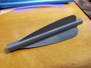 3 pollici penne vaso modalità sport & fitness all'aperto freccia le frecce di prua fletch rod spirale 3d print model - Mito3D