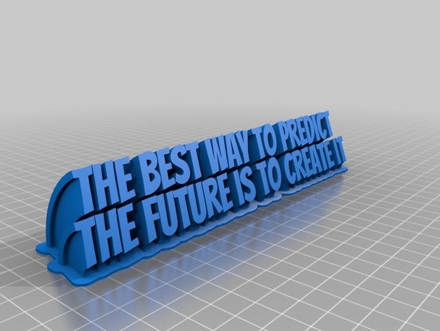 beste Weg, Zukunft Vorhersagen erstellen office kundengebundene 3D print model - Mito3D