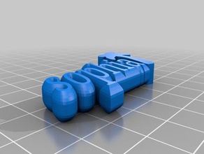 sofía llavero accesorios 3d print model - Mito3D