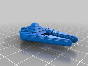 2 Yol eskort oyunlar savaş filosu Gotik ATI filo Minyatürler gemi alanı 3d print model - Mito3D