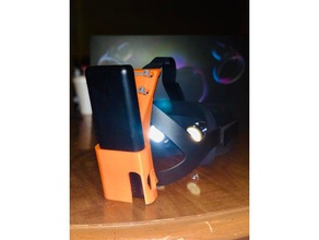 oculus quest anker-Akku-mount video-Spiele Batterie mount vr-headset 3d print model - Mito3D