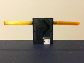 dsmx dsm2 satellite Empfänger Antenne protector r c Fahrzeuge orange rx Satelliten-receiver spektrum Sat 3d print model - Mito3D