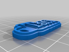 tati keychan Schlüsselanhänger kundengebundene 3d print model - Mito3D