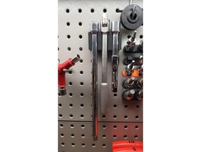 pegboard socket extension holder household garage tools 3d print model - Mito3D