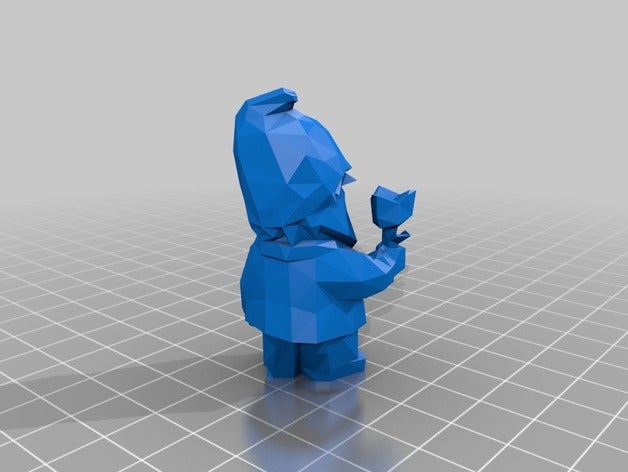 gnome karl Skulpturen 3D print model - Mito3D