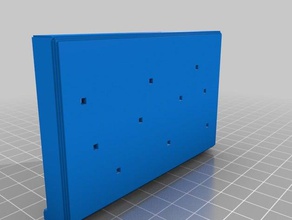 3d barra de retención fondo la caja 3d print model - Mito3D