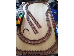 tracks tktrain - kbricks based train system construction toys 3d print model - Mito3D