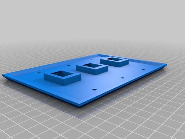 3x keystone household customized 3D print model - Mito3D