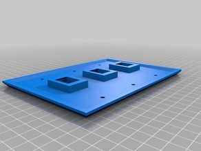 3x keystone Haushalt kundengebundene 3d print model - Mito3D