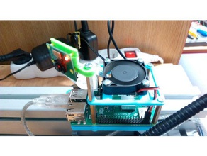 r-pi o-pi-Kamera montieren - Elektronik octopi opi raspberry pi Kamera rpi Kamera-Halterung 3d print model - Mito3D