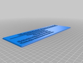 123 office customized 3d print model - Mito3D