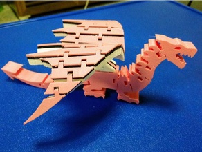 flexi-drago diverso angolo di testa giochi e giocattoli 3d print model - Mito3D