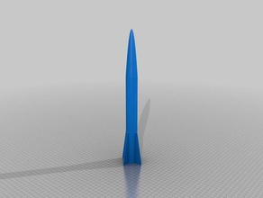 rocket 3d printing model rocketry rockets 3d print model - Mito3D