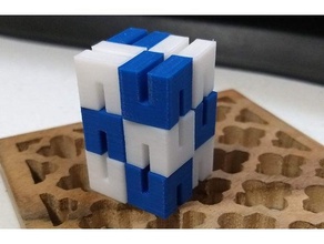 flexible puzzle cube puzzles game 3d print model - Mito3D