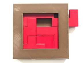 Fenster-Schmerz - Verpackung-puzzle Rätsel puzzle 3d print model - Mito3D
