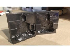 buddha Skulptur Form 3d-drucken 3d print model - Mito3D