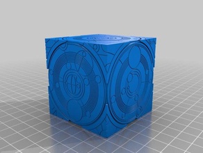 tardis siege mode props cube dr drwho fancy siegemode 3d print model - Mito3D