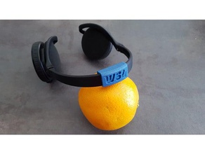 clip maintien articolazione casque ws4 xp deus sport & fitness all'aperto casco 3d print model - Mito3D