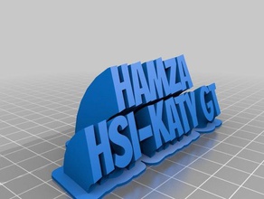 ismayil hamza office customized 3d print model - Mito3D