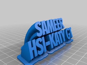 sameer office customized 3d print model - Mito3D