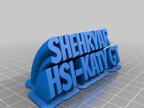 shehryar office customized 3d print model - Mito3D