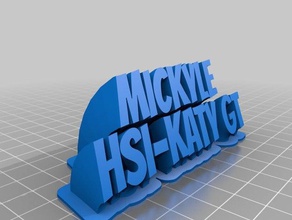 mickyle office customized 3d print model - Mito3D