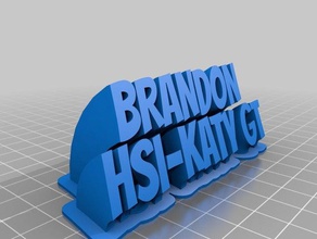 brandon ukonu office customized 3d print model - Mito3D