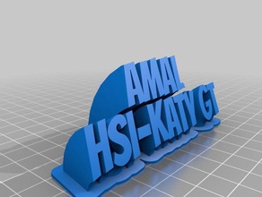 amal office customized 3d print model - Mito3D