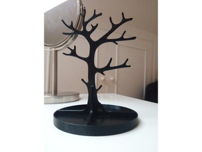 arbre jóias bijoux árvore os acessórios 3d print model - Mito3D