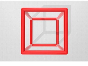 la structure du cube sculptures 3d print model - Mito3D